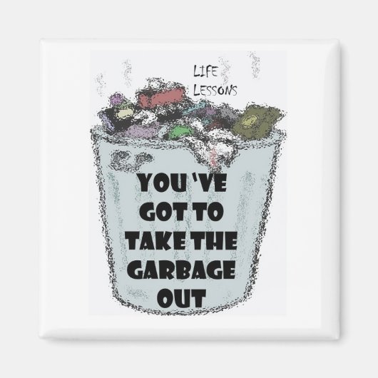 Magnet "Garbage Out" (Vorne)