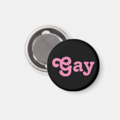 Magnet Gay (Vorderseite/Rückseite)
