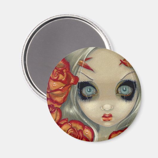 Magnet "Geist einer Rose" (Vorderseite/Rückseite)