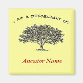 Magnet - Genealogie (Vorne)