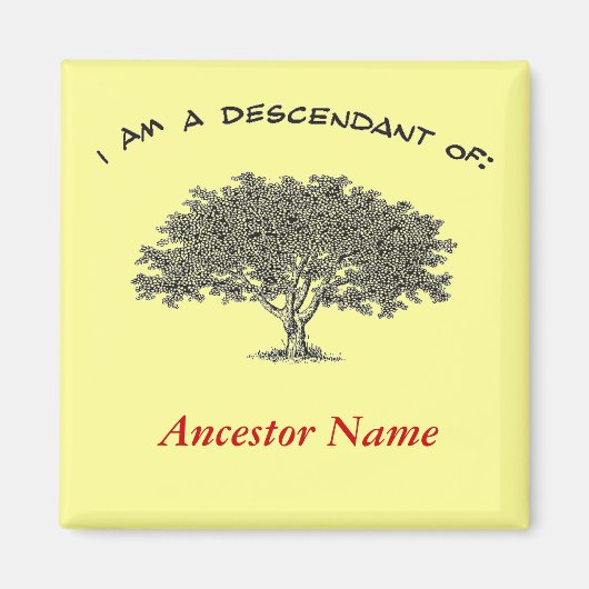 Magnet - Genealogie (Vorne)