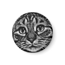 Magnet - General Tso, Schwarz und Weiß