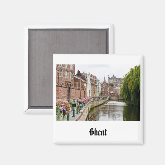 Magnet "Gent" (Vorderseite/Rückseite)