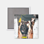 Magnet German Shepherd Grad (Vorderseite/Rückseite)