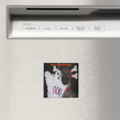 Magnet German Shepherd Halloween Boo (In Situ (Geschirrspüler))