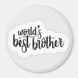 Magnet-Geschenk für den besten Bruder der Welt Magnet