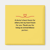 Magnet-Geschenk für den Doctor Partner Magnet (Vorne)