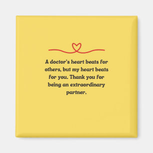 Magnet-Geschenk für den Doctor Partner Magnet
