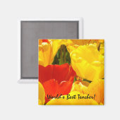 Magnet-Geschenke von Tulip-Blume Magnet (Vorderseite/Rückseite)