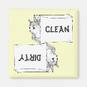 Magnet Geschirrspüler für Kätzchen - Kundenspezifi (Vorne)