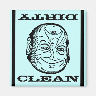 Magnet Geschirrspüler Mann Morph Clean Dirty o Ill