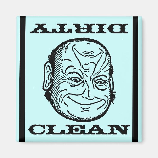 Magnet Geschirrspüler Mann Morph Clean Dirty o Ill (Vorne)