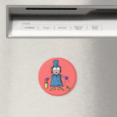 MAGNET"girl" Magnet (In Situ (Geschirrspüler))