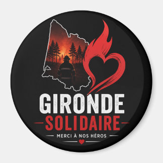 Magnet "Gironde Solidarity 2026" – Danke an unsere