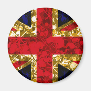 Magnet Goldbritischer Flaggen-Londons 3D