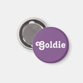 Magnet Goldie (Vorderseite/Rückseite)