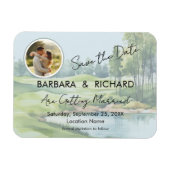 MAGNET Golf Thema Foto Hochzeit Termin merken (Horizontal)