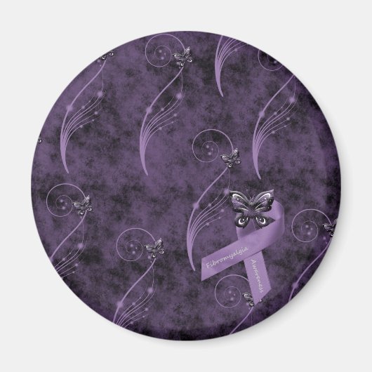 Magnet-Grafik-Fibromyalgie Magnet (Vorne)
