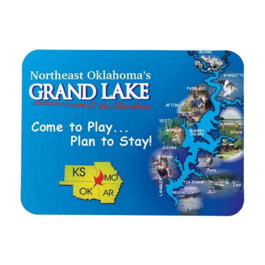 Magnet Grand Lake Oklahoma (Horizontal)