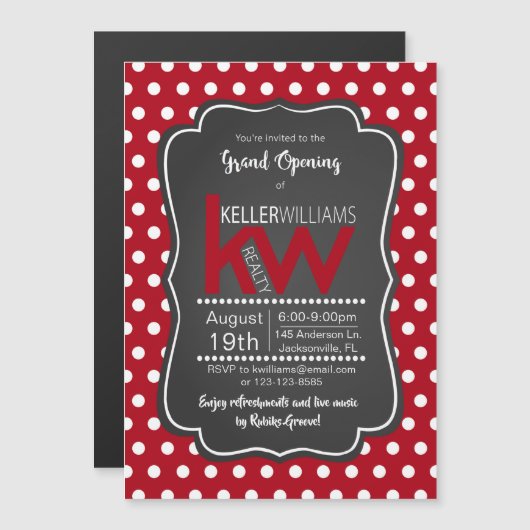 MAGNET Grand Opening Open House Einladung (Vorne/Hinten)