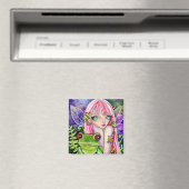 Magnet - Green Frog Elf (In Situ (Geschirrspüler))