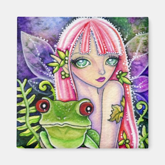 Magnet - Green Frog Elf (Vorne)