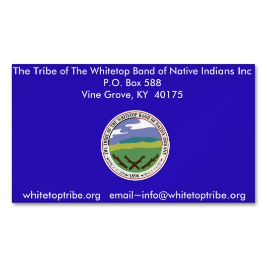 Magnet, Größe der Visitenkarte Magnetische Visitenkarte (Vorderseite)