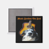 Magnet Guitar Dog (Vorderseite/Rückseite)