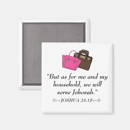 Magnet "Gute Nachrichten bringen" (Vorderseite/Rückseite)