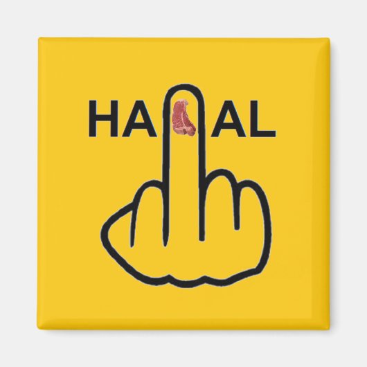 Magnet Halal Dreh (Vorne)