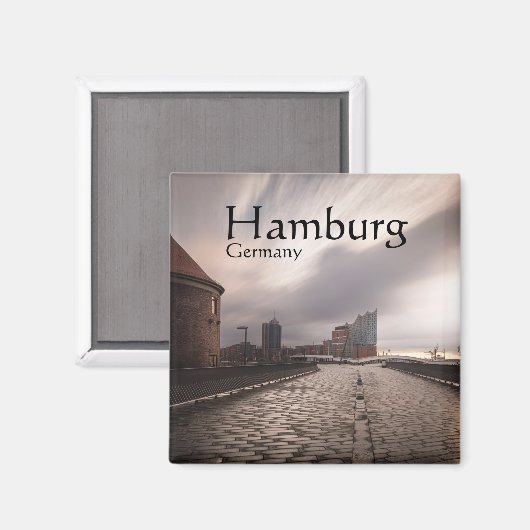 Magnet Hamburg (Vorderseite/Rückseite)