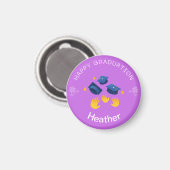 Magnet - Happy Abschluss Personalize - Name hinzuf (Vorderseite/Rückseite)