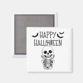 Magnet Happy Halloween (Vorderseite/Rückseite)