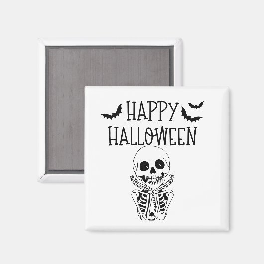 Magnet Happy Halloween (Vorderseite/Rückseite)