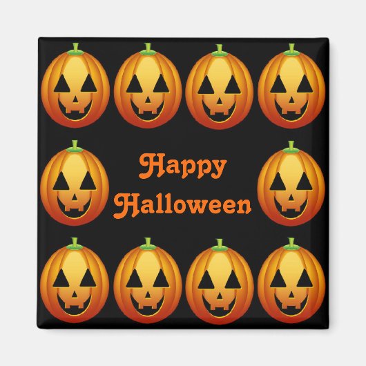 Magnet Happy Halloween Pumpkins (Vorne)