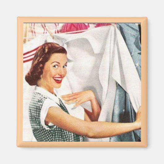 Magnet - HAPPY HOUSEWIFE WASH DAY (Vorne)