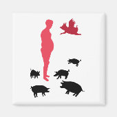 Magnet Happy Meal Vegeterian (Vorne)