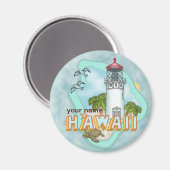 Magnet Hawaii Lighthouse (Vorderseite/Rückseite)