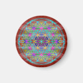 Magnet ~ Healing~Energy "Flower Of Life" (Vorne)