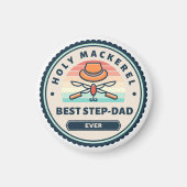 Magnet - Heiliger Mackerel! Bester Step-Vater für  (Vorne)