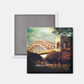 Magnet "Hell Gate Bridge in Herbst" (Vorderseite/Rückseite)