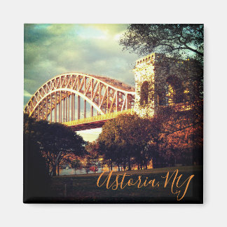 Magnet "Hell Gate Bridge in Herbst"