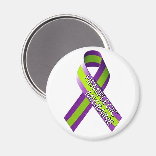 Magnet - hemiplegische Migräne (Vorderseite/Rückseite)