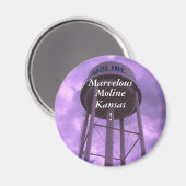 Magnet: Herrlich, Moline, Kansas! Magnet (Vorderseite/Rückseite)