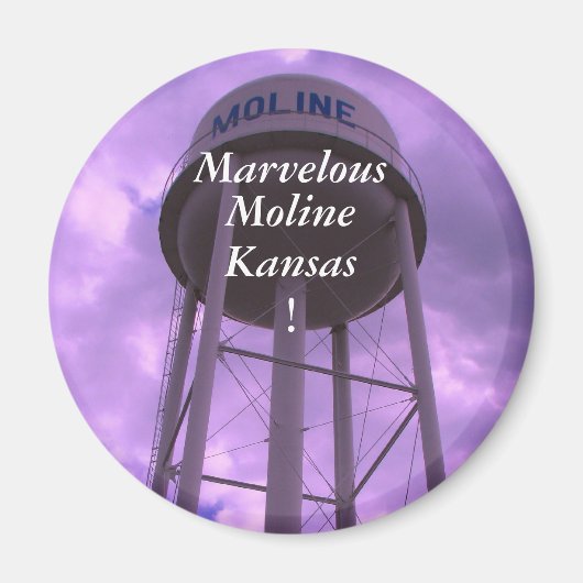 Magnet: Herrlich, Moline, Kansas! Magnet (Vorne)