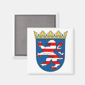Magnet - Hessen, Deutschland (Vorderseite/Rückseite)