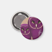 Magnet Hibou (Vorderseite/Rückseite)
