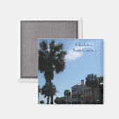 Magnet ~ Historisches Zentrum Charleston (Vorderseite/Rückseite)