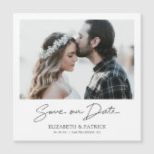 Magnet Hochzeit Speichern Sie das Datum der Einlad (Vorderseite)