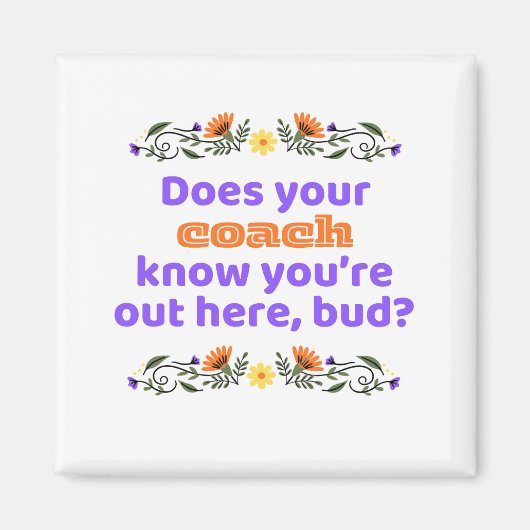 Magnet hockey gift does coach know (Vorne)